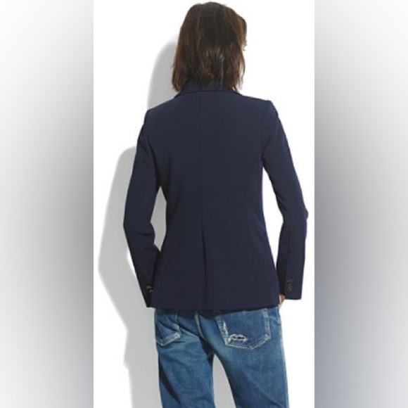 MADEWELL DUSKFALL ONE BUTTON BLAZER IN NAVY SIZE 4 - Picture 3 of 15